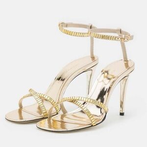 Victoria Beckham Crystal Glass Embellished Heels